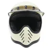 Caschi moto DOT Casco integrale in fibra di vetro nero lucido Motocross Racing Motobike Riding Casco De Motocicleta Four Season