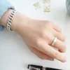 Eheringe Sechseck für Frauen Statement Schmuck Valentinstag Geschenke Liebhaber Fingerring Aneis Bague Femme