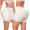 Kadın şekillendiricileri Shapewear Kadınlar Hipbupad Kontrol Panties 4 Pedler Kaldırma Vücut Şeyter Külotlu Geliştirici Sünger Yastıklı Popodu