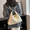 Large Capacity Tote Bag for Women in 2024 New Fashionable Diamond Grid Chain Single Shoulder Crossbody Korean Version Casual Backpack