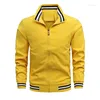 Männer Jacken Top Frühling Herbst Sportswear Ankunft Baseball Herren Casual Solide Mode Schlank Bomber Jacke Männer OvercoatMen's