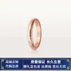 Skruva Carter Rings Nail Rose Gold V-Gold Ring Full Sky Star Diamond Love Wide Tree Rows Matching For Men Women IK3C