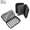 Boxes MNFT 2Pcs Pocket Size 4Layer Waterproof Nymph Fishing Boxes Black Plastic Lures Storage Case Slit Foam Fly Fishing Box