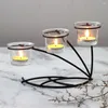 Candle Holders Holder Simple Modern Candleholder Home Decor Decorate Dinner Indoor Shelf Iron Art Stand Year Candlestick