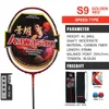 Raquette de badminton KING K9 4U professionnelle t-join power raquette de badminton d'attaque de vitesse polyvalente 240304