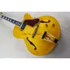 Jazz Flyoung Hollow Electric Guitar Egg Yellow Maple Veneer Body Can Be Changed as Required