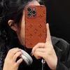 Luksusowe obudowa telefoniczna na iPhone'a 15 14 Pro Max skóra, projektant iPhone Case 14 13 12 11 Pro dla kobiet Ultra Slim odporny na wstrząsy, modne, precyzyjne wycięte okładka