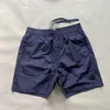 Sten shorts broderi designer mäns metall nylon shorts mode high street sport shorts snabb torkning baddräkt mäns strandbyxor avslappnade slacks