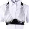 Belts Multilayered Chest Chain Tassel Body Bra Caged Harness Jewelry