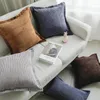 Подушка для украшения гостиной, подарок, 45x45 см, красивые чехлы, квадратный бархатный диван, ретро-кровать E0485