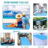 Mat Sand Free Beach Blanket, 82" X 79" Waterproof Large Beach Mat, Picnic Blanket, Outdoor Family Mat for Beach, Camping, Hiking