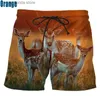 Мужские шорты с 3D принтом животных Dr Hunting Shorts для мужчин Летние повседневные индивидуальные шорты больших размеров Мужские шорты для отдыха на море Y240320