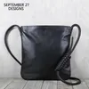 Väska original messenger damer äkta läder lyx handgjorda unisex casual shouler crossbody handbag cowskin mode satchel