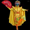 Stage Wear Sichuan Opera Face Changing Clothing con adesivi ricamati da Bashu Set completo di
