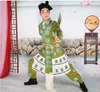 Traditionella operaer Kungfu Fighter Man Clothing Mandarin Jacket + Pants + Hat Peking Opera Men's Drama Costumes Wusheng Clothes