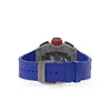 Montre de créateur pour hommes Montre de luxe Montre-bracelet RM011 Felipe Massa Sandblast Grade 5 Chronographe en titane