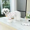 Dog Apparel Pajamas T-shirt Cat Clothing Pyjama Shirt Yorkshire Pomeranian Shih Tzu Maltese Poodle Bichon Small Clothes Pet Costumes