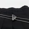 La fascia a cintura a catena in vita di alta qualità PPDDA Luxurys Casual Waist Chains for Women Party Dress Brands Classic Letter P Silver Waleband