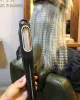 Irons Profesjonalny automatyczny obrotowy ceramiczny ceramiczne włosy Żelazna szyna kukurydziana zaciskanie żelaza lufy włosów wahadłowy Curling Różdżka