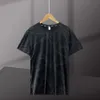 Lu Align Align Lu Limão Roupas Verão Secagem Rápida Correndo Ciclismo Esporte Homens Camiseta Linha Padrão Treinamento De Seda Gelo Manga Curta Top Raini