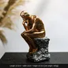 Decorative Figurines Resin Abstract Figure Sculpture Artifact Decoration Thinker Luxury Art Home Material Origin Theme Region Feature