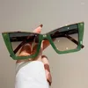 Sunglasses Cat Eye Shape For Men European American Stylish Outdoor Sun Glasses Vintage Hip Hop Women