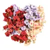 Dekoracyjne kwiaty 3PCS wieloporodzony sztuczny wiśni kwiat DIY DIY Wedding Bukiety imprezowe dekoracje imprezowe