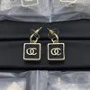 Hot Charm Brand Earring Designer Jewelry Women's Fashion Circle Gold Plated Earrings for Women's Design High Level Party Wedding Accessories