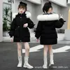 Down Coat Winter Warm Girls Long Jacket Fashion Hooded Teen Parka barn Waterproof Outwear Children Clothing Tz980