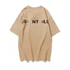 Designer Esst T-shirt Lettera riflettente Lettera corta Womens Fashi