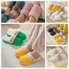 Luxe sandalen Famou Designer Dames herenslippers Platform Cloud Softs Schoen Highs Heel Sandale Wedge Sliders GAI zwart