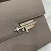 Markenbeutel Schulterpistolenstil modische silberne Schnallen Damen Handtasche Flugbegleiter vielseitiger Mini