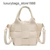 High quality fashion weave New Fashion Korean Handheld Woven Bag Texture Trendy Small Square Personalized and Unique Design Single Shoulder