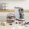 Transparent Spherical Coffee Capsules Storage Box Large Desktop Open With Capacity Decoration Lid Jar Organizer Candy Snack 240307