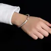 Bracelets bouddhistes Sutra en argent pur 999 pour femmes, cadeau pour mère amant, bijoux à la mode, accessoires, 240307