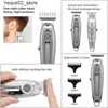 Electric Shavers Kemei Full Metal Professional Hair Trimmer For Men Lithium Beard Trimmer Electric Barber Clipper Hair Cutting Machine 1949 Q240318