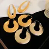 Kolczyki stadnonowe Tytan Stalowy Temperament w kształcie litery U chłodny i przesadzony projekt luksusowy biżuteria hurtowa