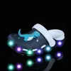 HBP Non-Marque Enfants Dessin Animé Dinosaure Led Sandales Illuminent Les Chaussures D'été Pour Enfants Pantoufles Lumineuses Pour Chaussures De Plage Clignotantes Pour Tout-petit