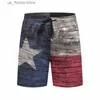 Shorts masculinos Panamá Bandeira Nacional Gráfico Shorts Calças Pop 3D Impressão Hip Hop Y2K Board Shorts Verão Havaí Maiô Cool Surf Swim Trunks Y240320