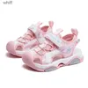 Sandales Kids Pink Open-Toe Girls Sandals Sandals Childrens Fashion Light Light Light Breathable Mesh Camouflage Boys Sneakers pour RunningC24318