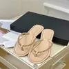 Women Slides Thongs Flat Flip Flops Slippers Cashmere wool Lambskin Home Casual Sandals Summer Designer Luxury Fashion Ladies Beach outdoors Sandal