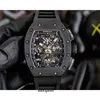 Luxury Mens Mechanical Watch Richa Milles RM11-03 Hela automatisk rörelse Sapphire Mirror Rubber Watchband Swiss Wristwatches 1CGK