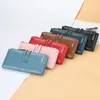 Nouveau femmes portefeuilles mode Long haut en cuir qualité porte-carte classique femme sac à main fermeture éclair marque portefeuille pour les femmes