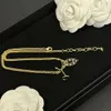 Designer Pendentif Colliers Double Lettre C Or Chanells Crysatl Perle Strass Pull Collier Femmes De Mariage Bijoux 87990