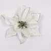 Dekorative Blumen 20 Stück Glitzer Künstliche Weihnachten Hochzeit Baum Kränze Ornament Innendekorationen für