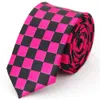 Cravates étroites pour hommes et femmes, 5cm/2 pouces, accessoires de mariage, noir, bleu, rouge, rose, blanc, violet, crâne de Piano, cravates fines pour hommes et femmes