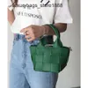 High quality fashion weave Summer New Lotte Hot selling Design Sense Woven Handbag Crossbody Bag Tote Shoulder Women