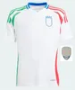 2024 Italys soccer jerseys Italian man jersey SCAMACCA IMMOBILE CHIESA football shirts RASPADORI JORGINHO BARELLA BASTONI VERRATTI Maglia italiana national team