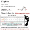 Pompes Eilyken Clear Pvc Transparent Womens Pumps Stripper Perspex Stilettos High Heels Point Toes Party Nightclub Silver Shoes