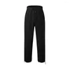 Pantalons pour hommes Hommes Sport Lâche Droite Large Jambe Cordon Taille Élastique Gym Traning Jogging Pantalon De Survêtement Pantalon Long